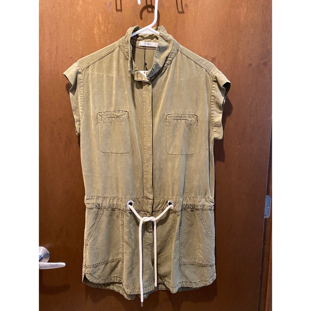 Khaki Utility Romper
